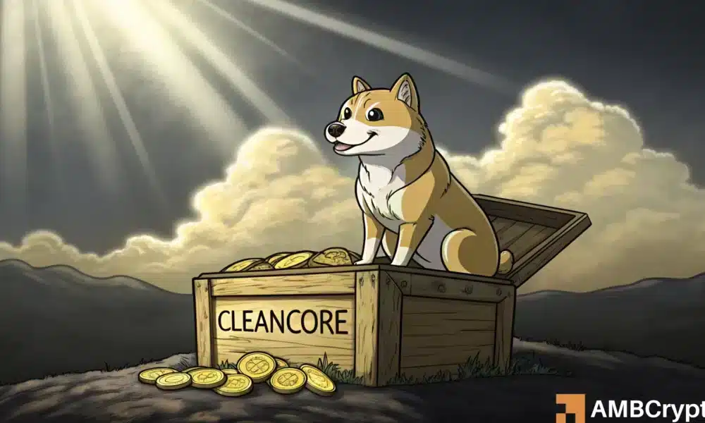 CleanCore的狗狗币财务计划:30天内募集10亿狗狗币
