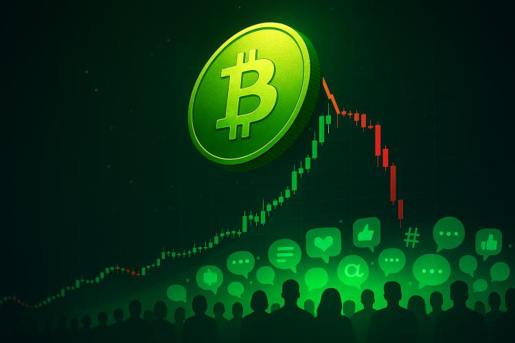 社交媒体炒作过度,比特币现金(BCH)价格暴跌 6.7%